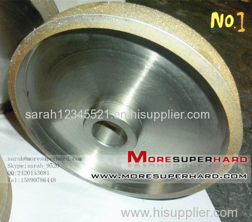 Electroplated diamond grooving wheel