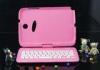 Wireless Samsung N5100 Bluetooth Keyboard Pink Aluminum Keyboard