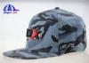 Logo Printing Promotional Camo Baseball Caps / Flat Bill Flexfit Baseball Cap