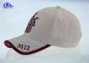 OEM 6 Panel Cotton Embroidery Baseball Cap With Binding Visor And Embroidery