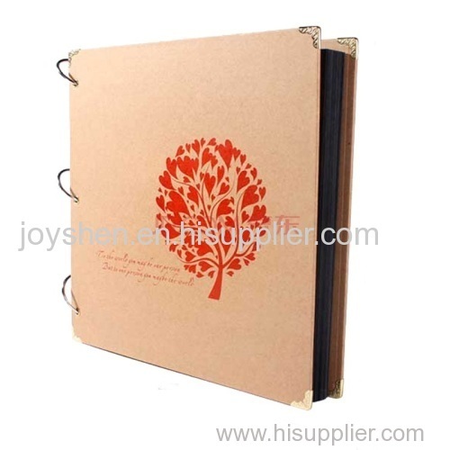 OEM hot sale Memory paper photo frame book with fancy picture