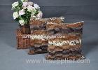 Animal printed faux fur luxury and cozy indoor outdoor furniture pillows 45 x 45cm