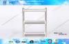 Three Layer Storage Toiletries Bathroom Corner Shelf Indoor with Stainless Steel Pipe