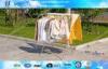 Extendable X-type Folding Clothes Rack / Metal Clothing Drying Hanger for Towels and Shirts