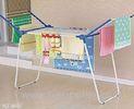 Home Balcony Clothes Rack and Convient Towel Racks with Powder Coated Steel Pipe