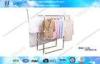 Space-saving Retail Store Commercial Clothing Racks / Indoor Clothes Drying Rack