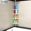 360 Degree Roating Plastic Trays Adjustable DIY Corner Shelf for Shower Racks