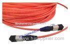 MPO Multi Mode Fiber Optic Patch Cord Low Insertion Loss For FTTX
