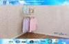 Knock-down Collapsible Kitchen Towel Rack Hanger with Socks Clip / Tree Stand Shelf