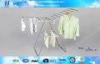 Heavy Duty Metal Clothes Rack Butterfly Type Drying Hanger Indoor / Outdoor