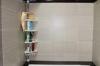 Modern White Bathroom Corner Shelf Unit / Shower Shelves for Bathroom Accessories