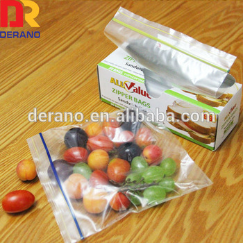 pe slider zipper bag ldpe slider bag