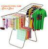 Butterfly Clothes-horse DIY Clothes Rack Stand Steel Pipe Wing Aircraft Foldable Cloth Rack