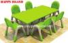 Kindergarten PP Plastic Rectangular Table For Nursery School Children