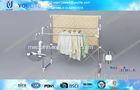 Household Metal Indoor Outdoor Clothes Drying Rack for Hanging Garment and Quilts