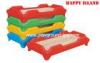 Kindergarten Classroom Children Bed Furniture Plastic / Wood Bed Preschool Day Care