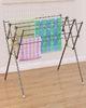 Stainless Steel Bathroom Free Standing Towel Rack / Customized DIY Pipe Cloth Racks