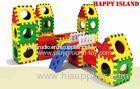 Combination Indoor Playground Kids Toys For Plastic Link Building Blocks Slide