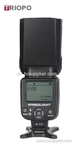 TRIOPO camera flash light speedlite manual flash gun with universal for NIkon and Canon