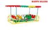 Wooden Swing Sets Swing Playground Equipment With Awning Park Recreational Facilities