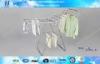 Stand Steel Metal Pipe Portable Clothes Hanger Rack for Bedroom and Garden Use