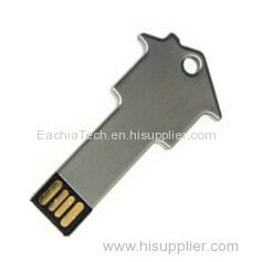 Key usb flash drive house shape