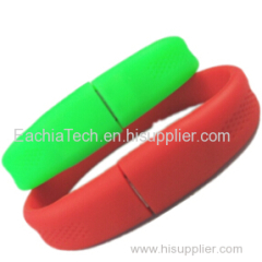 Bracelet memory stick in PVC for woman