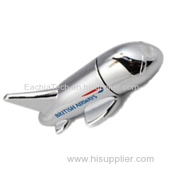 aeroplane shape usb pen in metal