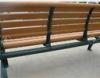 Green Aluminium Frame WPC Bench For Playground / Street / Public Place