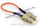 3.0mm Multimode Fiber Optic Patch Cord Low Insertion Loss For FTTX