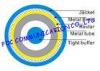 Optical Fiber Cable Armored Simplex With Flexible Metal Tube and Braid For FTTX