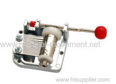 MINIATURE 18 NOTE HAND CRANK MUSICAL MOVEMENT