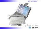 White Black Durable IPAD Air Wired Keyboard MFI Test With Leather Case