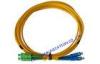 High Durability Networks Fiber Optic Patch Cord with LSZH jacket Ceramic Ferrule