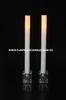 Melting Wax 11&quot; Flameless Taper Candles Battery Operated Flickering LED Candle