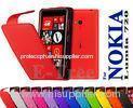 Premium Flip PU Leather Nokia Mobile Phone Cases Back Cover For Nokia Lumia 720