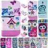 Durable Floral Wallet Leather Stand Cell Phone Flip Case For HTC Desire 500