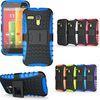 Rubber Hybrid Heavy Duty Motorola Cell Phone Case with Stand for Moto G