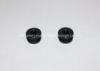 Black Small NBR Rubber Plugs And Grommets 10MM OD Customized