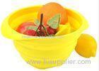 Easy to storage Silicone Kitchen Tools Foldable Silicone Bowl Of Fruit Vegetable