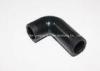 L Shape Moulded Black Rubber Hose Pipe With Right Angle Near The Hole