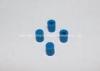 Blue Rubber Body Plugs Caps Silicone Lip Cover Water Proof Ozone Resistance