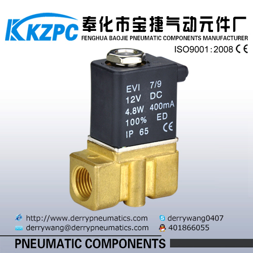 12V to 220V AC/DC Brass body 2P025-08 1/4