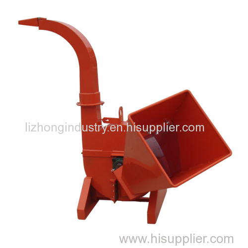 Max 4inch chipping capacity mechanical feeding pto driven wood chipper for salewood chipper made in china