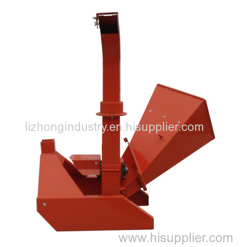 Max 4inch chipping capacity mechanical pto wood chipper