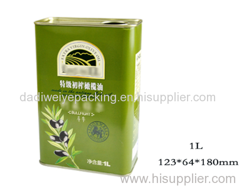 1L Extra Virgin Olive Oil Tin Can