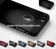Stylish Black Flat Hard Back Brushed Aluminum Phone Case For Iphone 5 5S 5C