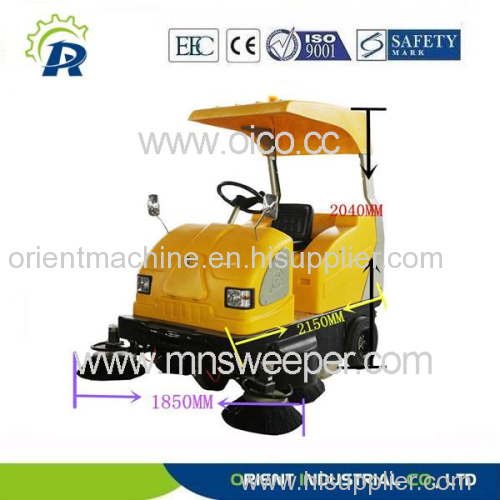 outdoors electric driving sweeping machine