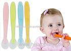 Soft Debossed Silicone Baby Spoon For Weaning And Frist Stage Tot Feeding
