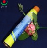 Artist paints Packaging Tubes Cylinder packaging tube
